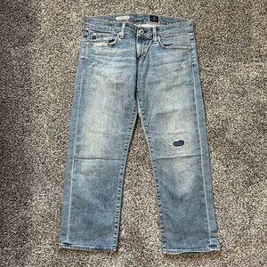 JUST IN: Adriano Goldschmied Jeans, Tomboy Crop, Relaxed Straight Crop, Size 28